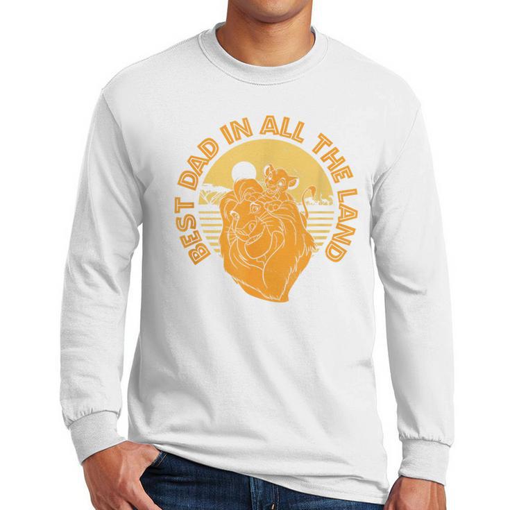 Disney The Lion King Father's Day Best Dad In All The Land Men Long Sleeve T-Shirt