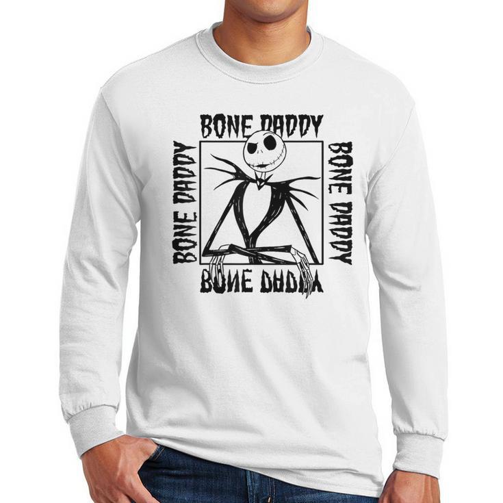 Disney The Nightmare Before Christmas Jack Bone Daddy Frame Men Long Sleeve T-Shirt