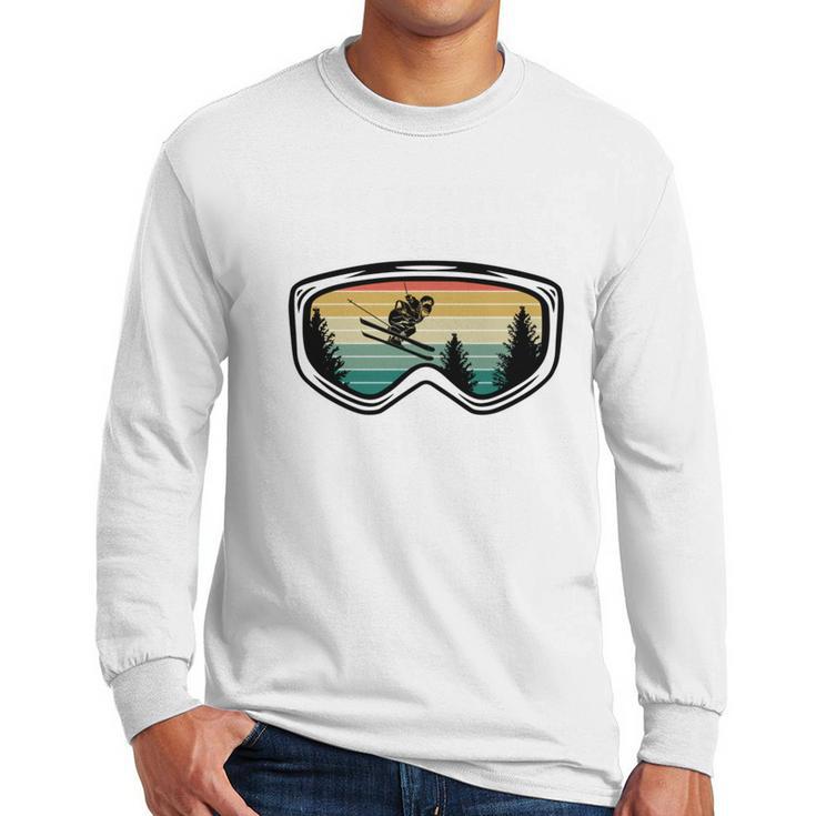 My Favorite Ski Buddies Call Me Dad For Ski Dad Men Long Sleeve T-Shirt