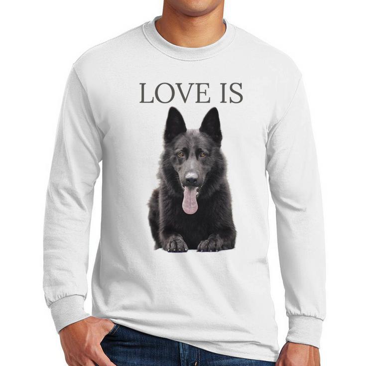 German Shepherd Shirt Shepard TShirt Dog Mom Dad Love Men Long Sleeve T-Shirt