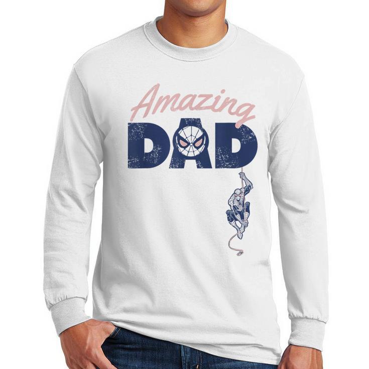 Marvel Spider-Man Father's Day Amazing Dad Retro Men Long Sleeve T-Shirt