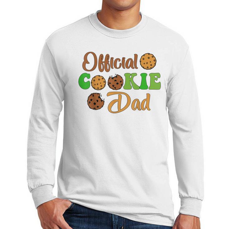Official Cookie Dad Scout For Girls Cookie Dealer Men Long Sleeve T-Shirt