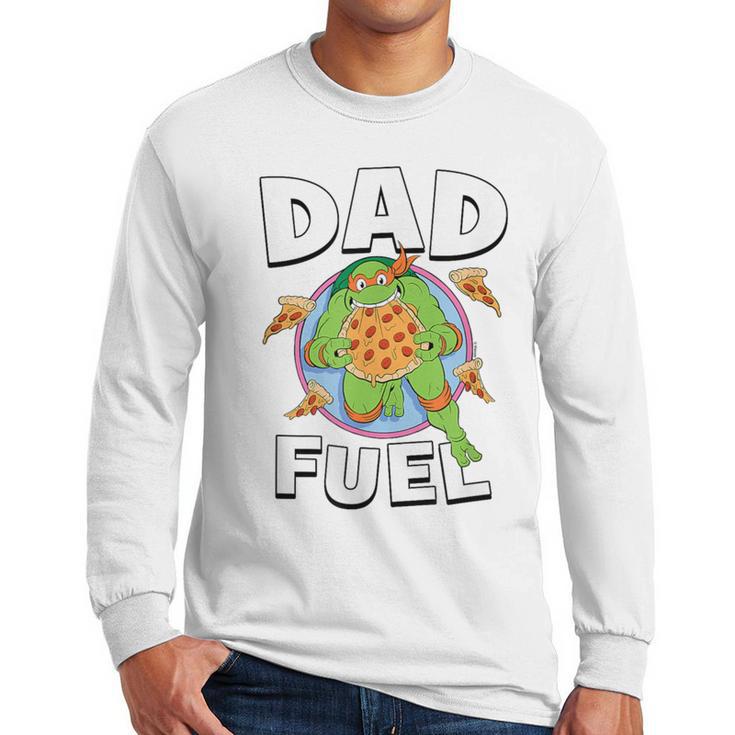 TMNT Michelangelo Dad Fuel Men Long Sleeve T-Shirt