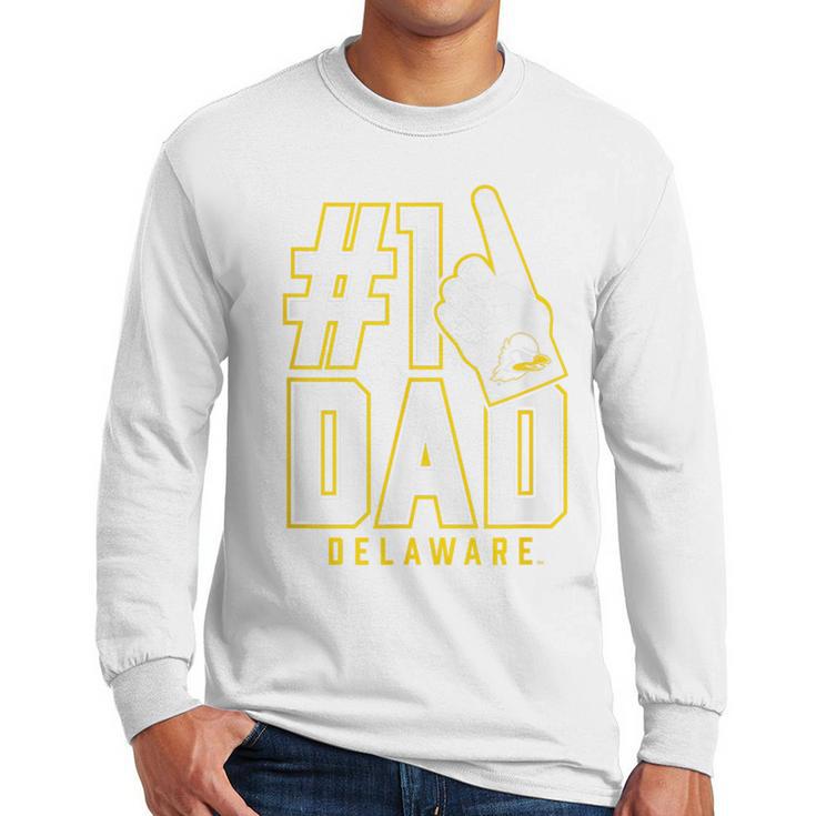 University Of Delaware Blue Hens 1 Dad Men Long Sleeve T-Shirt