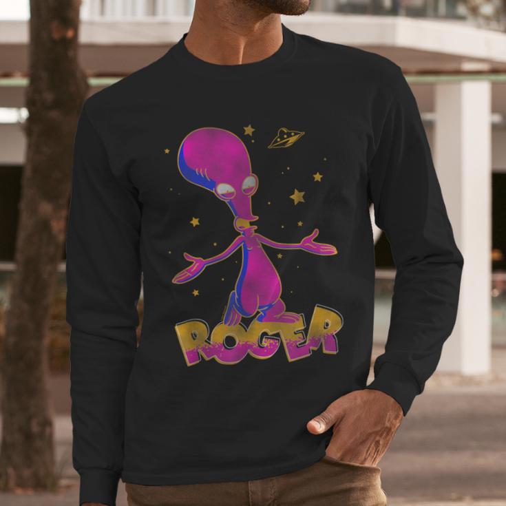 American Dad Outer Space Roger Cartoon Men Long Sleeve T-Shirt