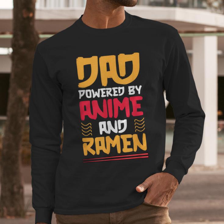 Anime Fathers Day Japanese Manga Otaku Kawaii Anime Dad Men Long Sleeve T-Shirt