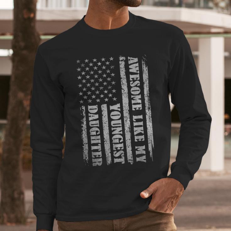 Awesome Like My Youngest Daughter Men For Dad Men Long Sleeve T-Shirt