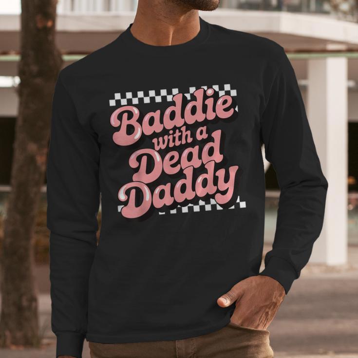 Baddie With A Dead Daddy Men Long Sleeve T-Shirt
