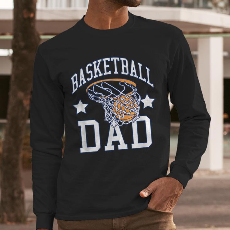 Basketball Dad Coach Sports Fan Men Long Sleeve T-Shirt
