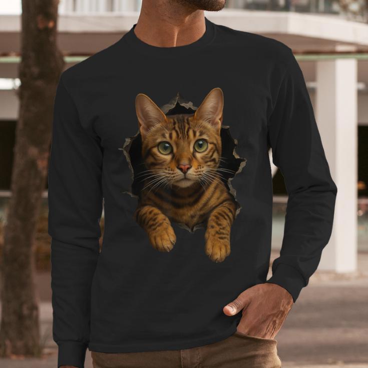 Bengal Cat Lover Animal Pet Bengal Cat Owner Mom Cat Dad Cat Men Women Kids Men Long Sleeve T-Shirt