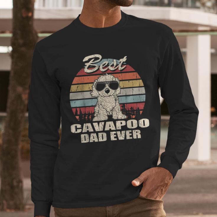 Best Cavapoo Dad Ever Vintage Retro Dog Dad Men Long Sleeve T-Shirt Best Cavapoo Dad Ever Vintage Retro Dog Dad Men Long Sleeve T-Shirt