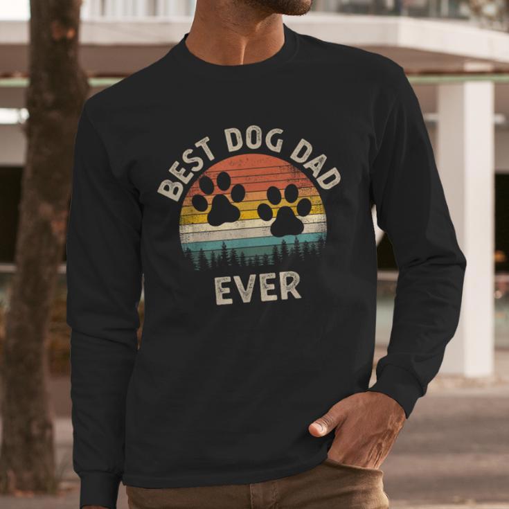 Best Dog Dad Ever Vintage Father's Day Dog Lover Men Long Sleeve T-Shirt Best Dog Dad Ever Vintage Father's Day Dog Lover Men Long Sleeve T-Shirt