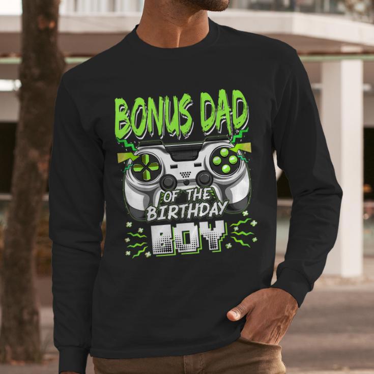 Bonus Dad Of The Birthday Boy Video Game Bday Party Men Long Sleeve T-Shirt Bonus Dad Of The Birthday Boy Video Game Bday Party Men Long Sleeve T-Shirt
