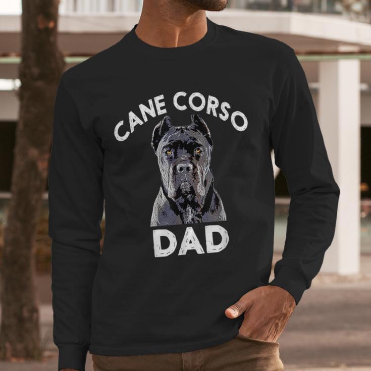 Cane Corso Dad Italian Mastiff T-Shirt Men Long Sleeve T-Shirt