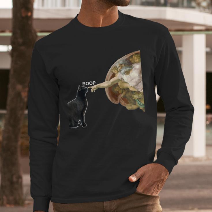 Cat Shirts For MenWomen Cat Shirts For Cat DadMom Men Long Sleeve T-Shirt