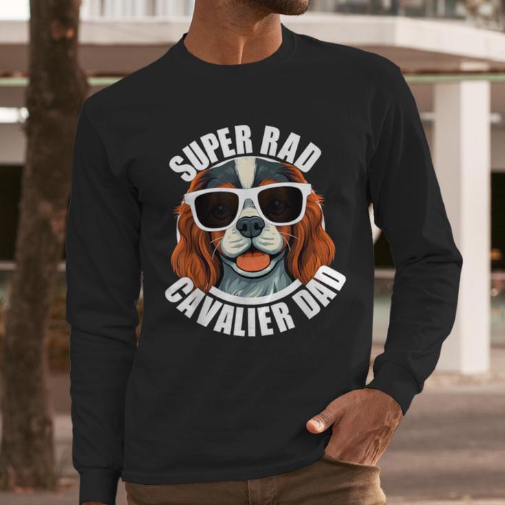 Cavalier King Charles Spaniel Dad Father’s Day Men Long Sleeve T-Shirt