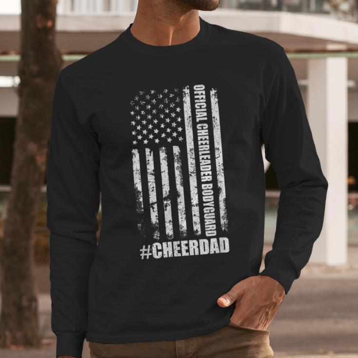 Cheer Dad Bodyguard Family Father Cheerleader Squad Men Long Sleeve T-Shirt Cheer Dad Bodyguard Family Father Cheerleader Squad Men Long Sleeve T-Shirt
