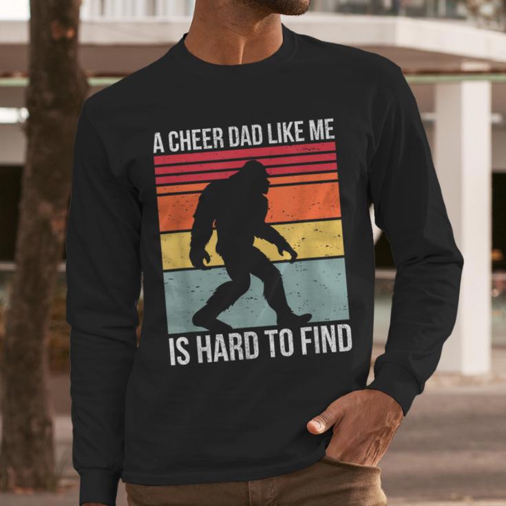 Cheer Dad Cheerleading Bigfoot Men Long Sleeve T-Shirt