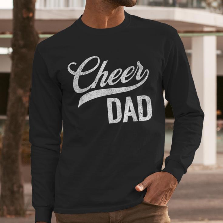 Cheer Dad Green Cheerleading Matching Parents Men Long Sleeve T-Shirt