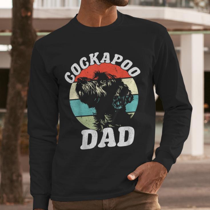 Cockapoo Dad Dog Father's Day Vintage Pet Men Women Kids Men Long Sleeve T-Shirt Cockapoo Dad Dog Father's Day Vintage Pet Men Women Kids Men Long Sleeve T-Shirt