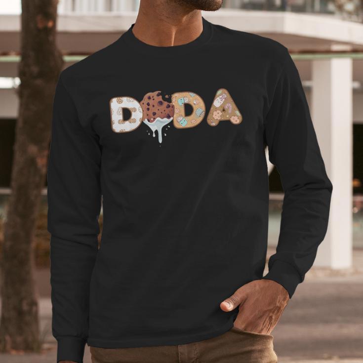 Cookies Dada 1st Birthday Milk Party Family Matching Men Long Sleeve T-Shirt Cookies Dada 1st Birthday Milk Party Family Matching Men Long Sleeve T-Shirt