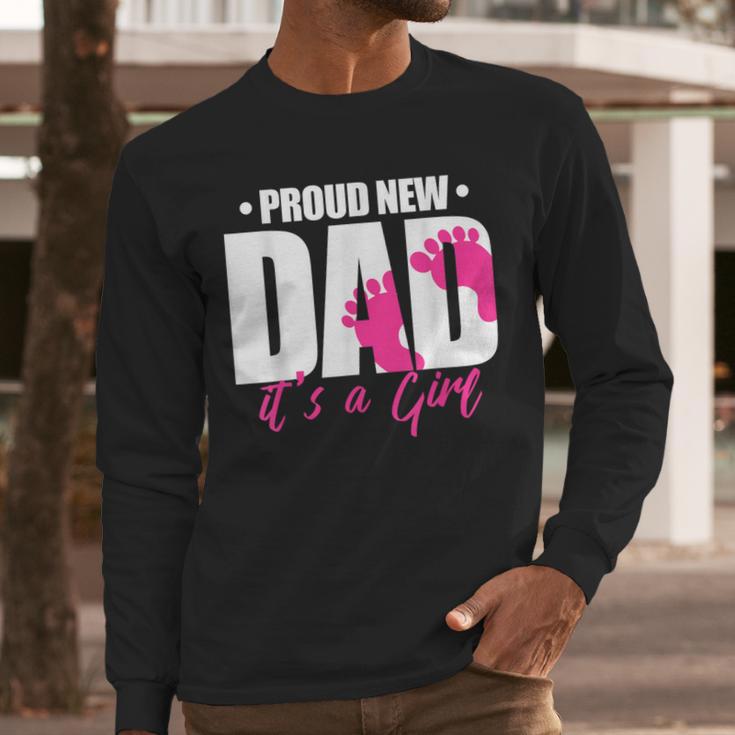 Cool Parent Apparel Proud New Dad It's A Girl Classic Fit Short Sleeve Crew Neck T-Shirt Small Men Long Sleeve T-Shirt