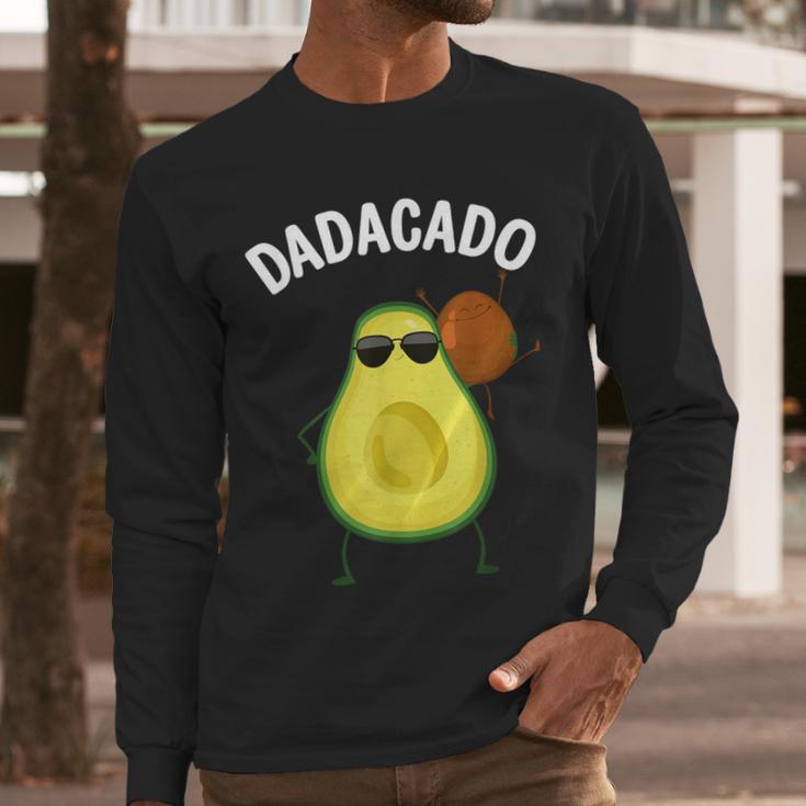 Cute Avocado For Dad Men Fruit Avocado Pear Lovers Men Long Sleeve T-Shirt