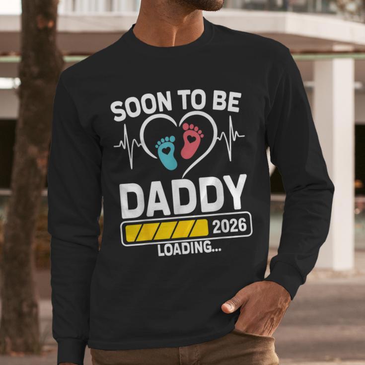Dad To Be 2026 Loading Dad Est 2026 Promoted To Daddy Men Long Sleeve T-Shirt Dad To Be 2026 Loading Dad Est 2026 Promoted To Daddy Men Long Sleeve T-Shirt
