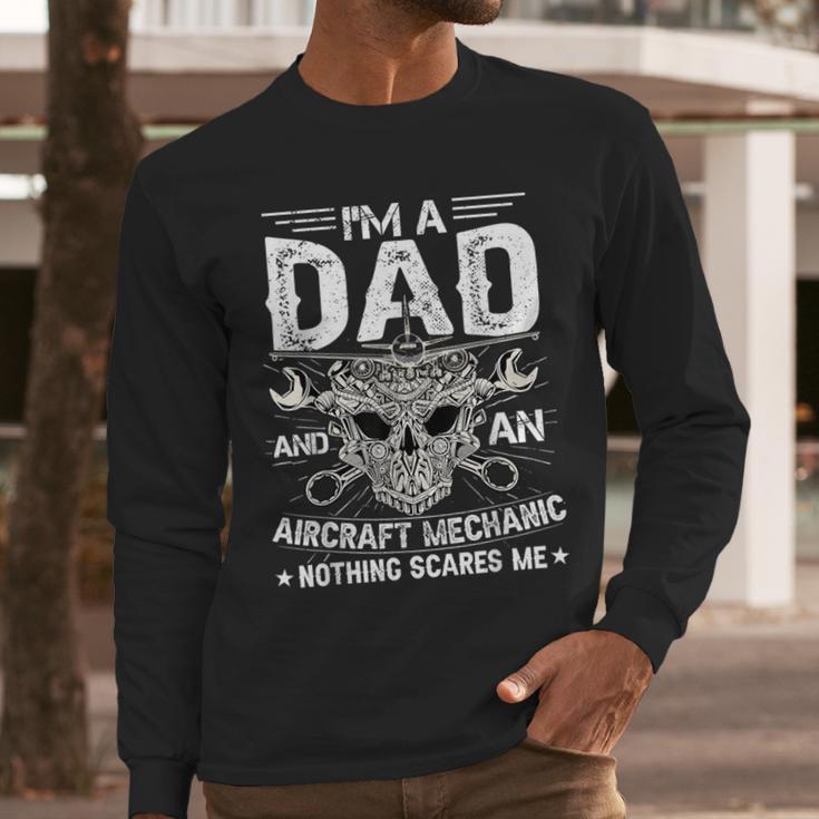 Dad Airplane Plane Aviation Aircraft Mechanic Men Long Sleeve T-Shirt Dad Airplane Plane Aviation Aircraft Mechanic Men Long Sleeve T-Shirt