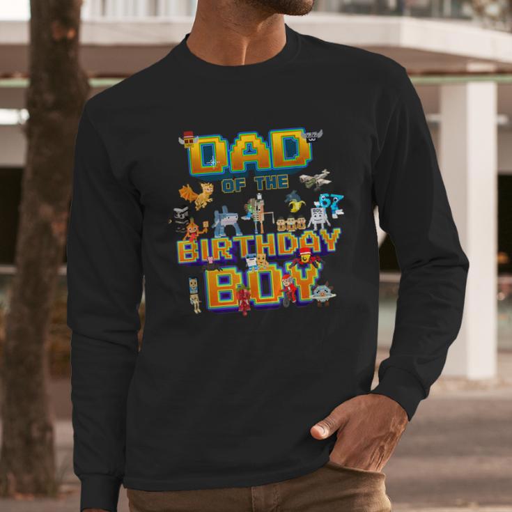 Dad Of The Birthday Boy Brainrot Meme Kids Teens Boys Men Long Sleeve T-Shirt