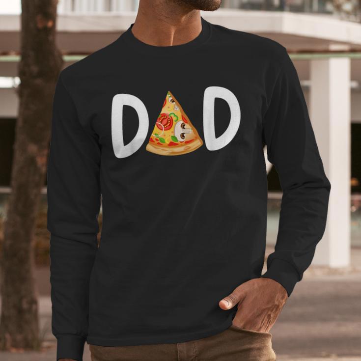 Dad Birthday Pizza 1st Birthday Pizza Family Matching Men Long Sleeve T-Shirt