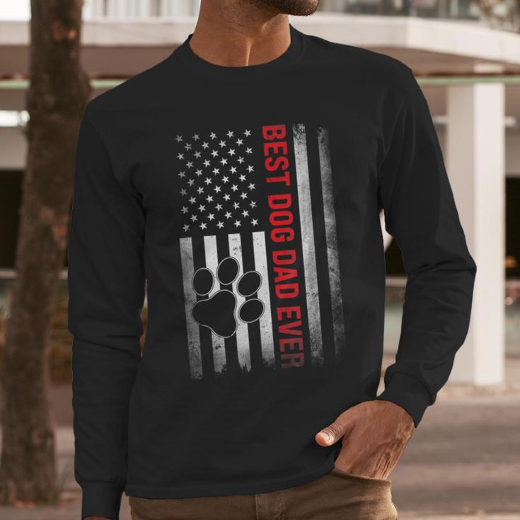 Dad Fathers Day Dog Dad Men Long Sleeve T-Shirt Dad Fathers Day Dog Dad Men Long Sleeve T-Shirt
