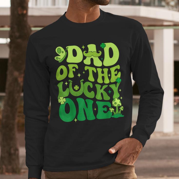 Dad Of The Lucky One Saint Patrick's Day Children Birthday Men Long Sleeve T-Shirt