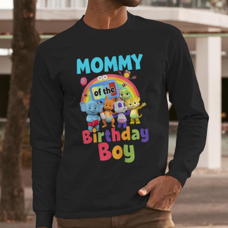Dad And Mom Mommy Of The Birthday Boy Family Party Decor Men Long Sleeve T-Shirt