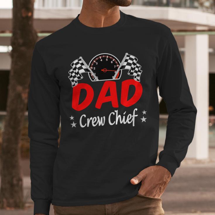 Dad Pit Crew Chief Racing Birthday Childs Party Fun Men Long Sleeve T-Shirt Dad Pit Crew Chief Racing Birthday Childs Party Fun Men Long Sleeve T-Shirt