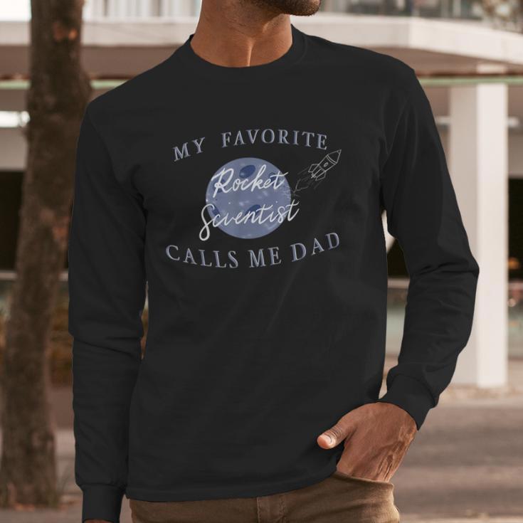 Dad Rocket Scientist Men Long Sleeve T-Shirt