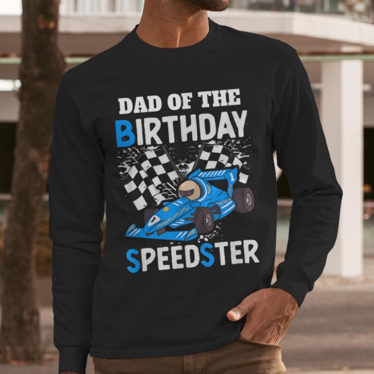 Dad Shirt Two Fast Two Curious Racing Cars Birthday Men Long Sleeve T-Shirt