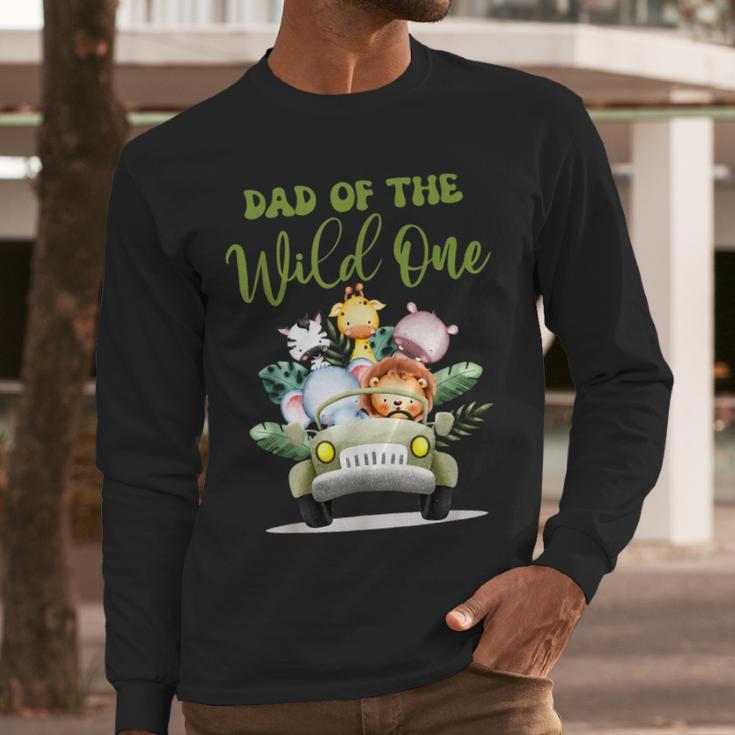 Dad Of The Wild One 1st Birthday Safari Family Matching Men Long Sleeve T-Shirt Dad Of The Wild One 1st Birthday Safari Family Matching Men Long Sleeve T-Shirt