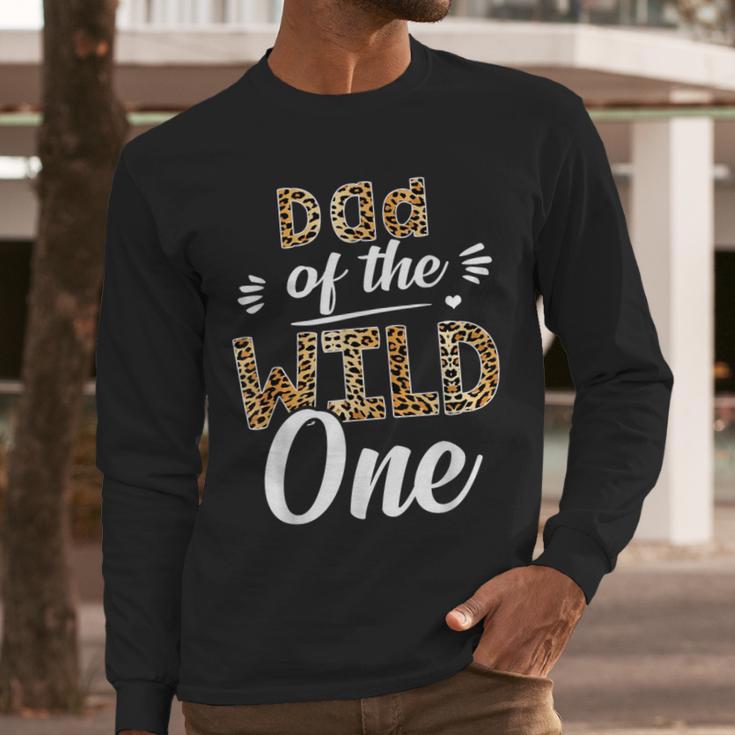 Dad Of The Wild One Zoo Themed 1st Birthday Party Men Long Sleeve T-Shirt Dad Of The Wild One Zoo Themed 1st Birthday Party Men Long Sleeve T-Shirt
