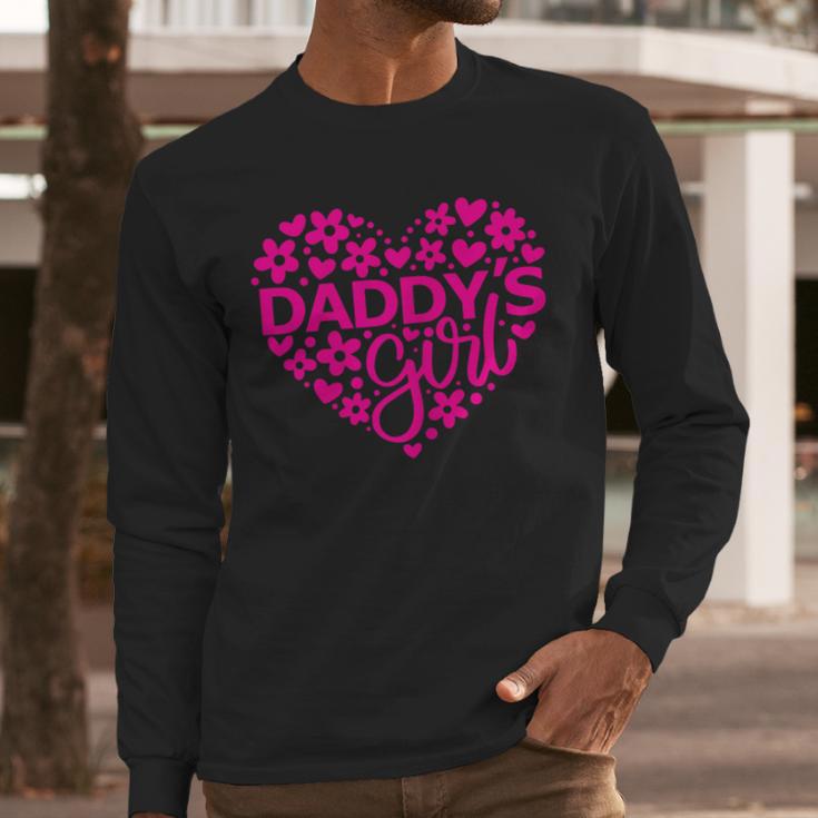 Daddy's Girl Father's Day Idea For a New Dad Men Long Sleeve T-Shirt