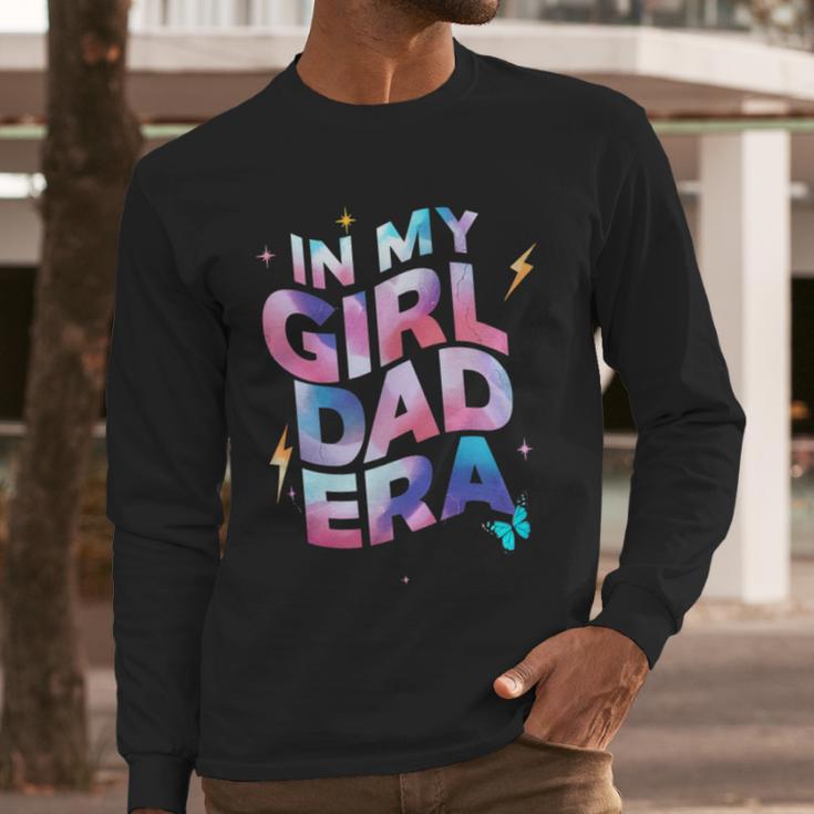 In My Daughter Era Dad Life Soft Pastel Pride Theme Men Long Sleeve T-Shirt
