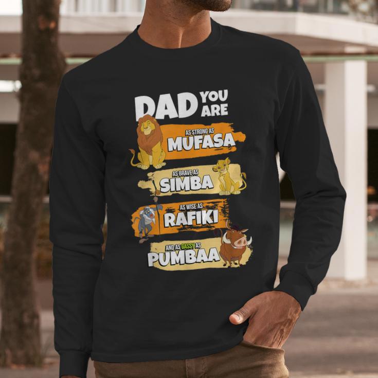 Disney The Lion King Dad You Are Word Stack Men Long Sleeve T-Shirt Disney The Lion King Dad You Are Word Stack Men Long Sleeve T-Shirt