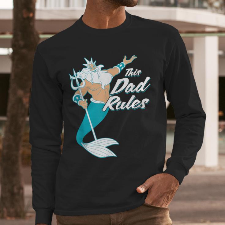 Disney The Little Mermaid King Triton Dad Men Long Sleeve T-Shirt Disney The Little Mermaid King Triton Dad Men Long Sleeve T-Shirt