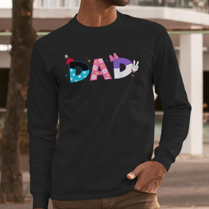 Disney Minnie Mouse And Daisy Duck Dad Father's Day Birthday Men Long Sleeve T-Shirt