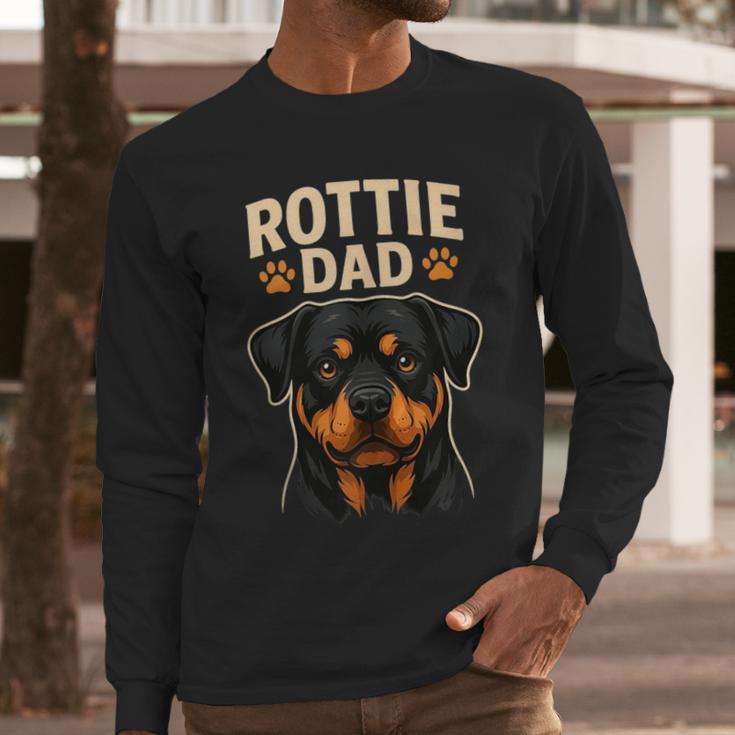 Dog Owner Dad Rottweiler Rottie Dad Men Long Sleeve T-Shirt Dog Owner Dad Rottweiler Rottie Dad Men Long Sleeve T-Shirt