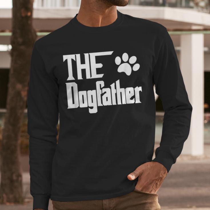 The Dogfather Dog Father Dad Men Long Sleeve T-Shirt