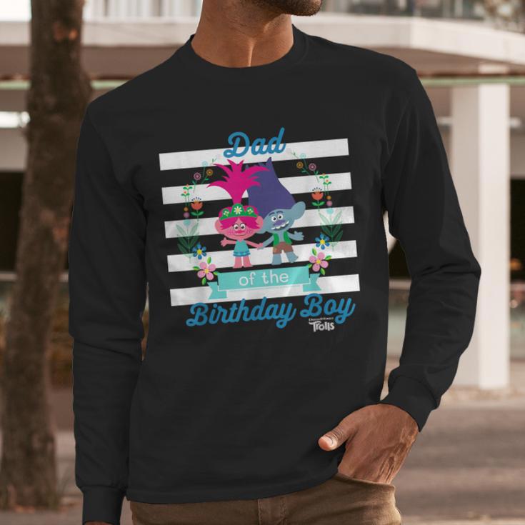 DreamWorks Trolls Dad Of The Birthday Boy Men Long Sleeve T-Shirt DreamWorks Trolls Dad Of The Birthday Boy Men Long Sleeve T-Shirt