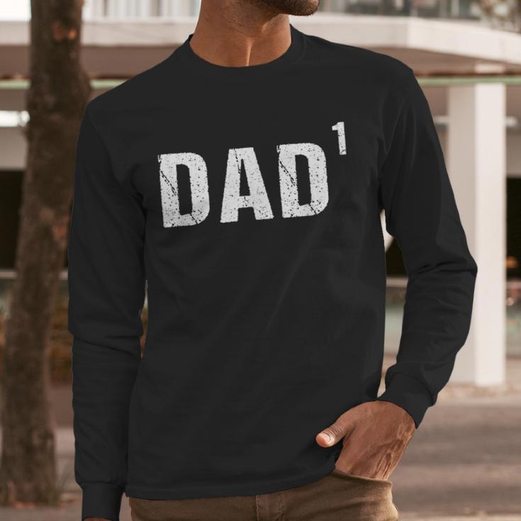 Father's Day Shirt Dad To The First Power Shirt Men Long Sleeve T-Shirt