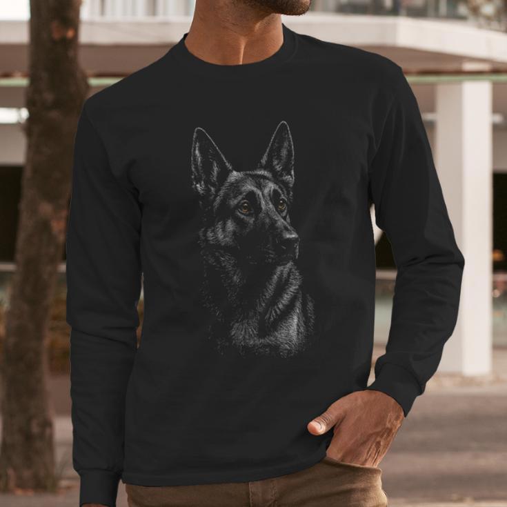 German Shepherd Dog Lover For Dog Mom Dad Men Women Men Long Sleeve T-Shirt