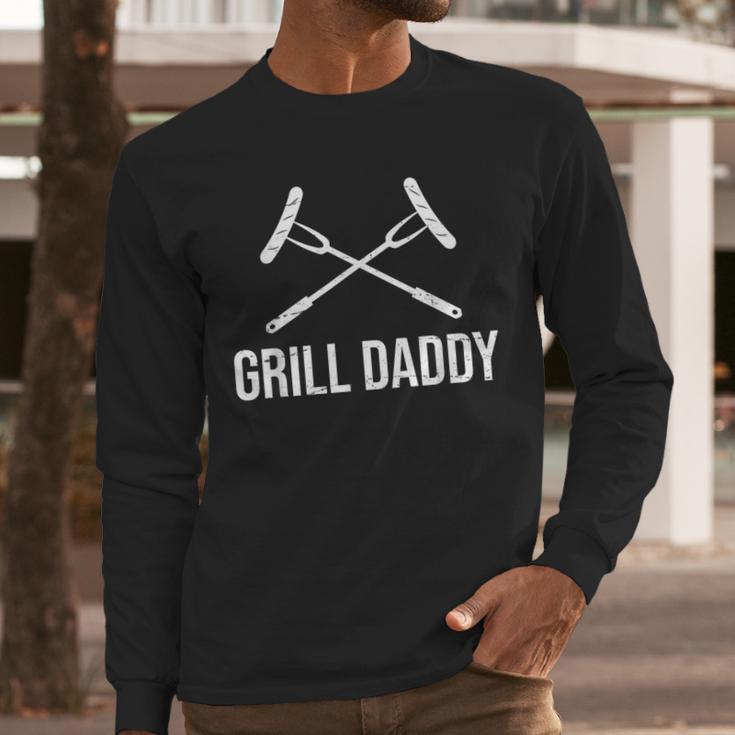 Grill Daddy Grillfather-Grill Dad Men Long Sleeve T-Shirt